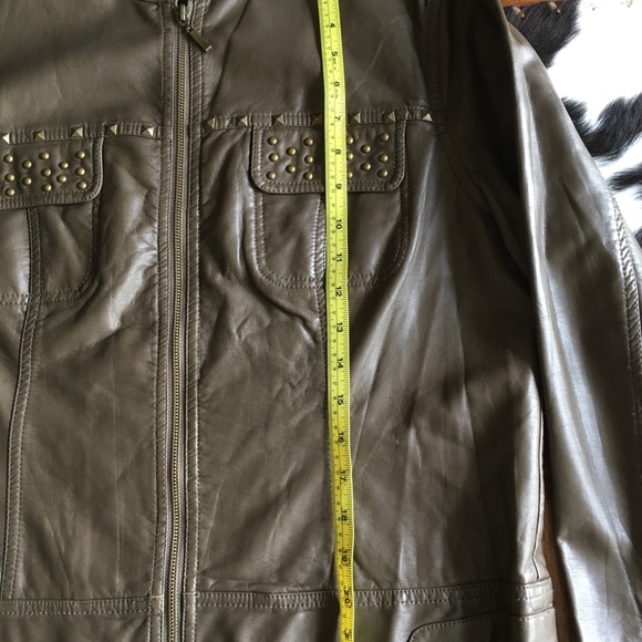 New without tags.  Buttery soft Leather bomber jacket size L - Picture 12 of 13